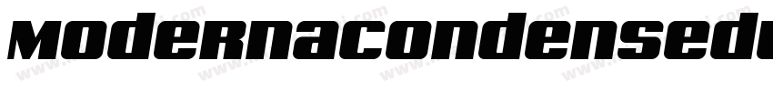 ModernaCondensedUnicaseW05 Lt Regul字体转换